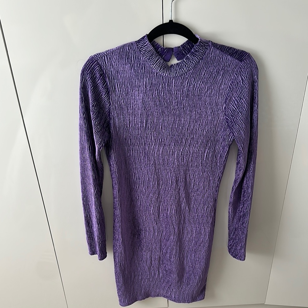 H&M Purple Mini Dress